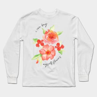 Miley Cyrus I Can Buy Myself Flowers Lyrics Long Sleeve T-Shirt